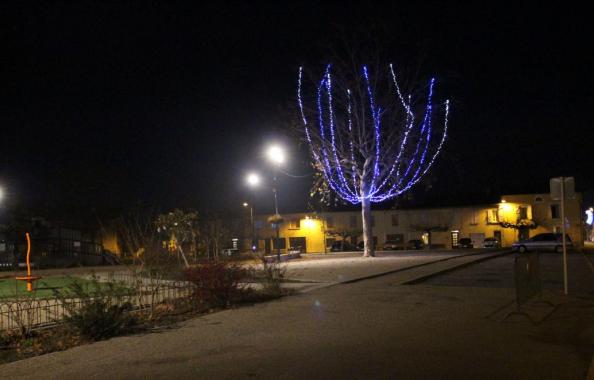 Illumination Place de la Bouygue